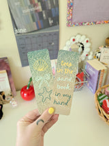 toes in the sand bookmark