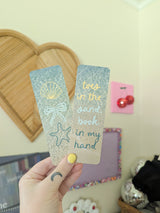 toes in the sand bookmark