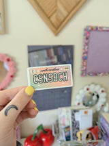 cousins beach stickers