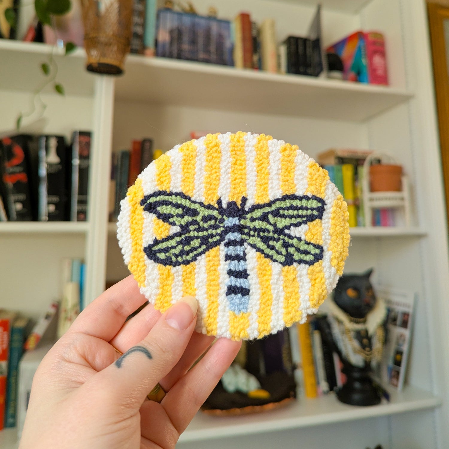 stars hollow mug rugs