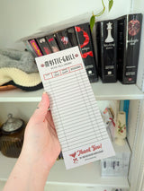 mystic grill notepad