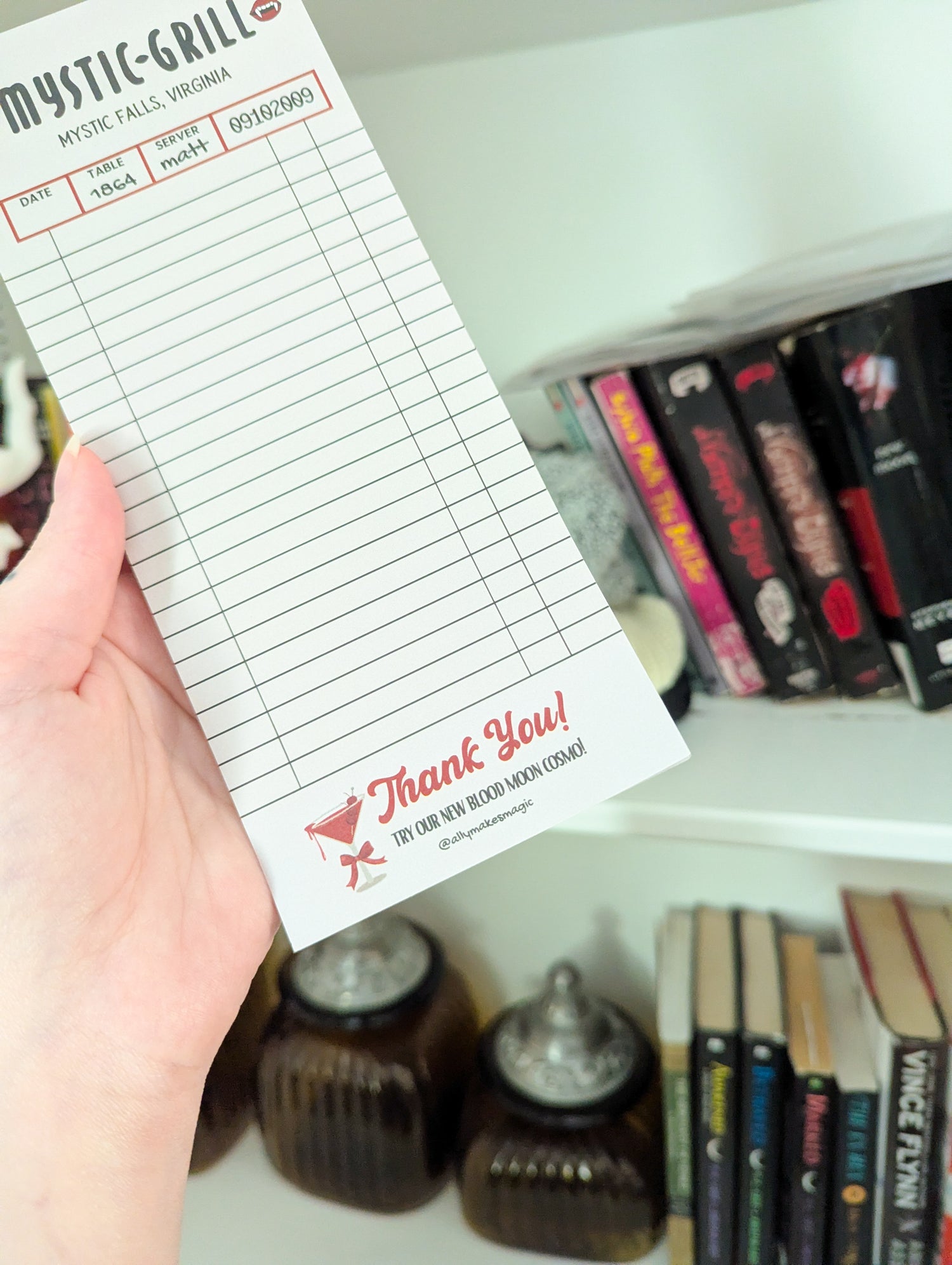 mystic grill notepad