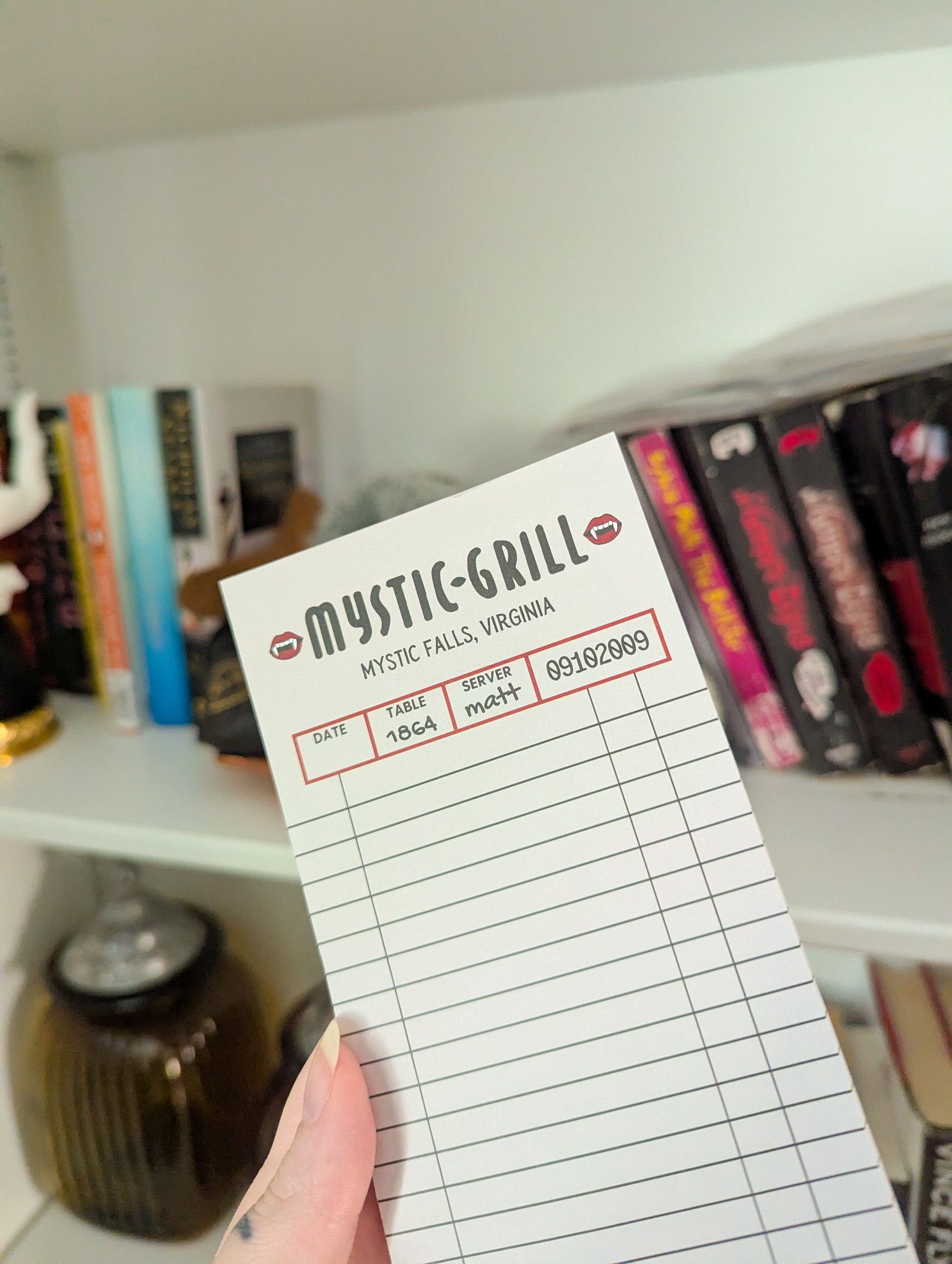 mystic grill notepad