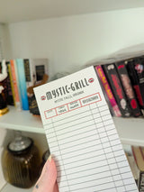 mystic grill notepad
