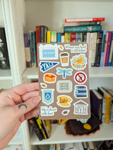 stars hollow sticker sheet