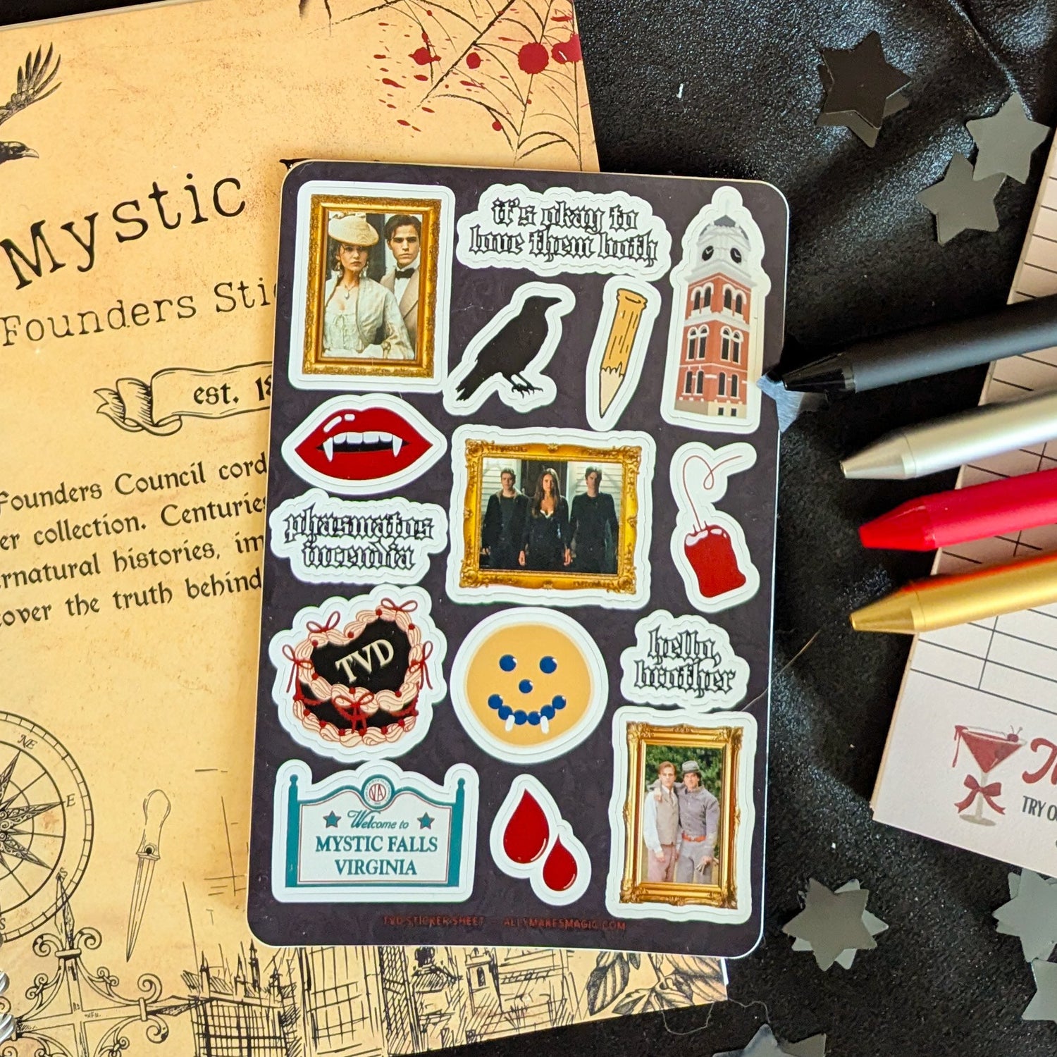 tvd sticker sheet