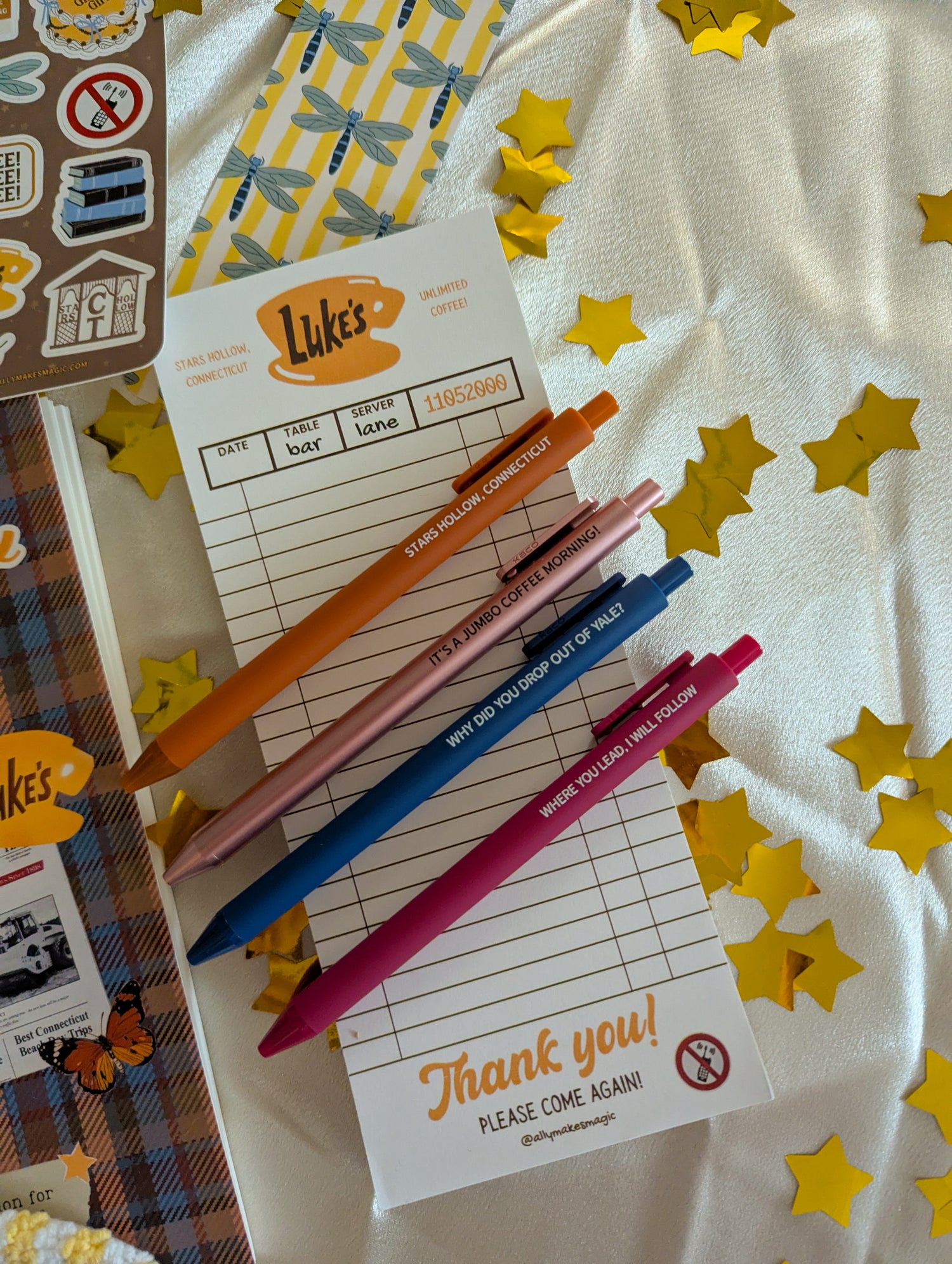 stars hollow pens