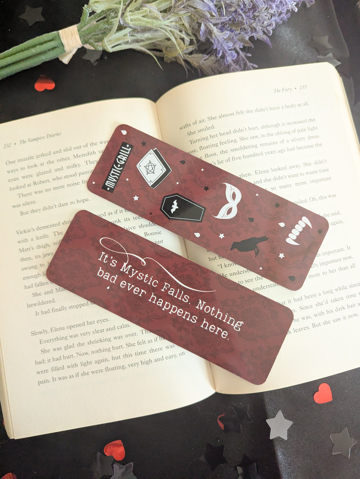 mystic falls bookmark