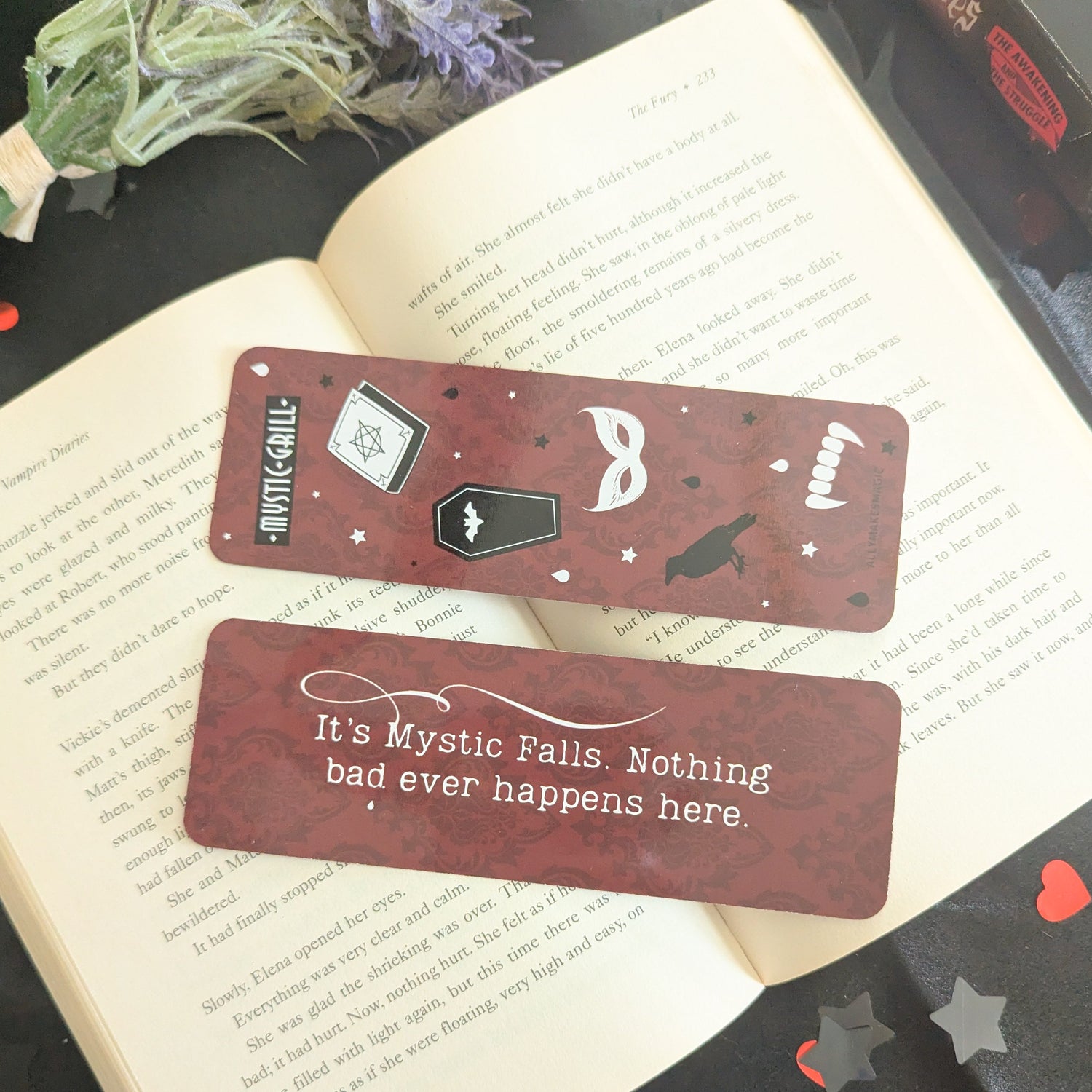 mystic falls bookmark