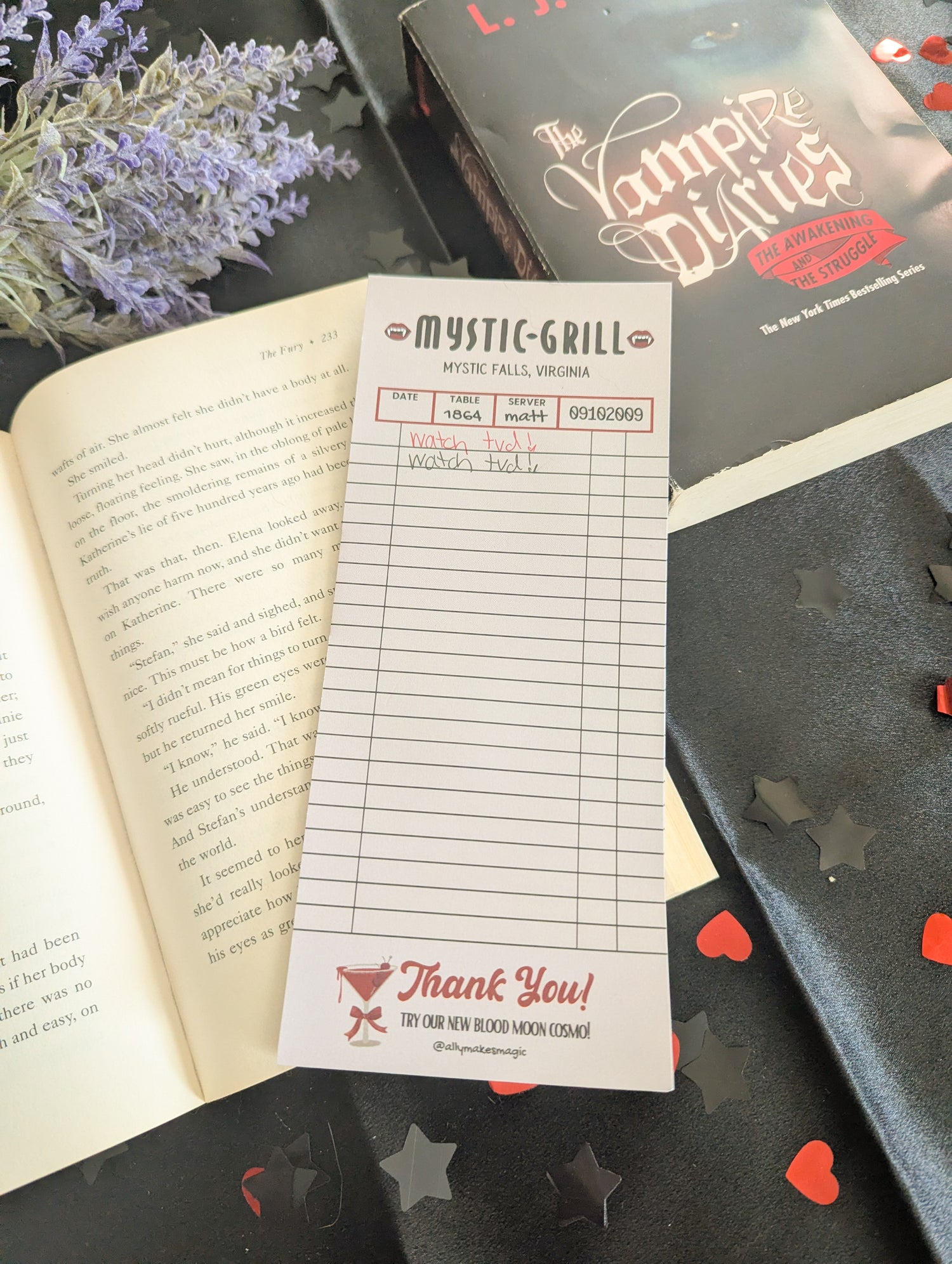 mystic grill notepad