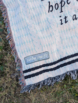 the cardigan woven blanket