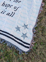 the cardigan woven blanket