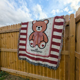 teddy bear custom blanket