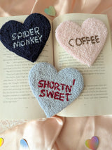 sweetheart mug rugs