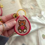 teddy bear keychain