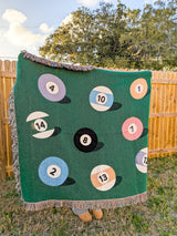 you love the game woven blanket