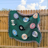 you love the game woven blanket