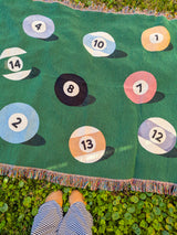 you love the game woven blanket