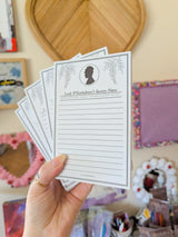 the social season notepad