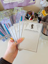 the social season notepad