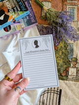 the social season notepad