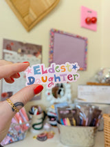 eldest daughter matte sticker
