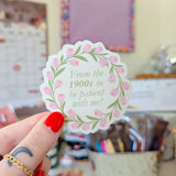 from the 1900s sticker