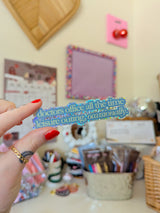 drs office glitter sticker