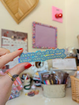 drs office glitter sticker