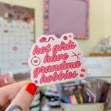 grandma hobbies sticker