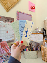 library card bookmark
