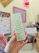 library card bookmark
