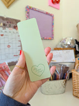 library card bookmark