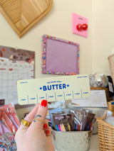 the book was butter bookmark