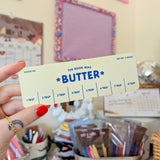the book was butter bookmark
