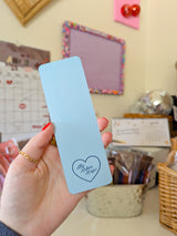 library card bookmark