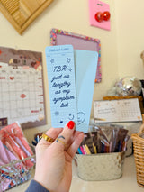 library card bookmark