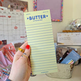 butter get this sh*t done notepad