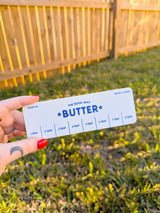 the book was butter bookmark