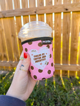 fueled by coffee and anxiety drink sleeve