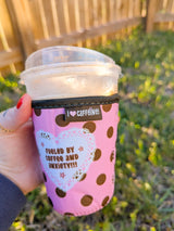 fueled by coffee and anxiety drink sleeve