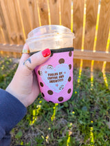 fueled by coffee and anxiety drink sleeve