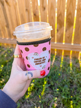 fueled by coffee and anxiety drink sleeve