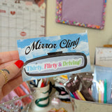 thirty, flirty & driving! decal sticker