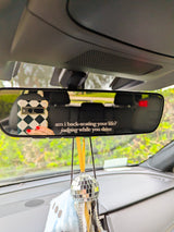judging while you drive decal sticker