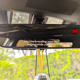 judging while you drive decal sticker