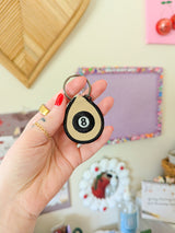 8 ball keychain