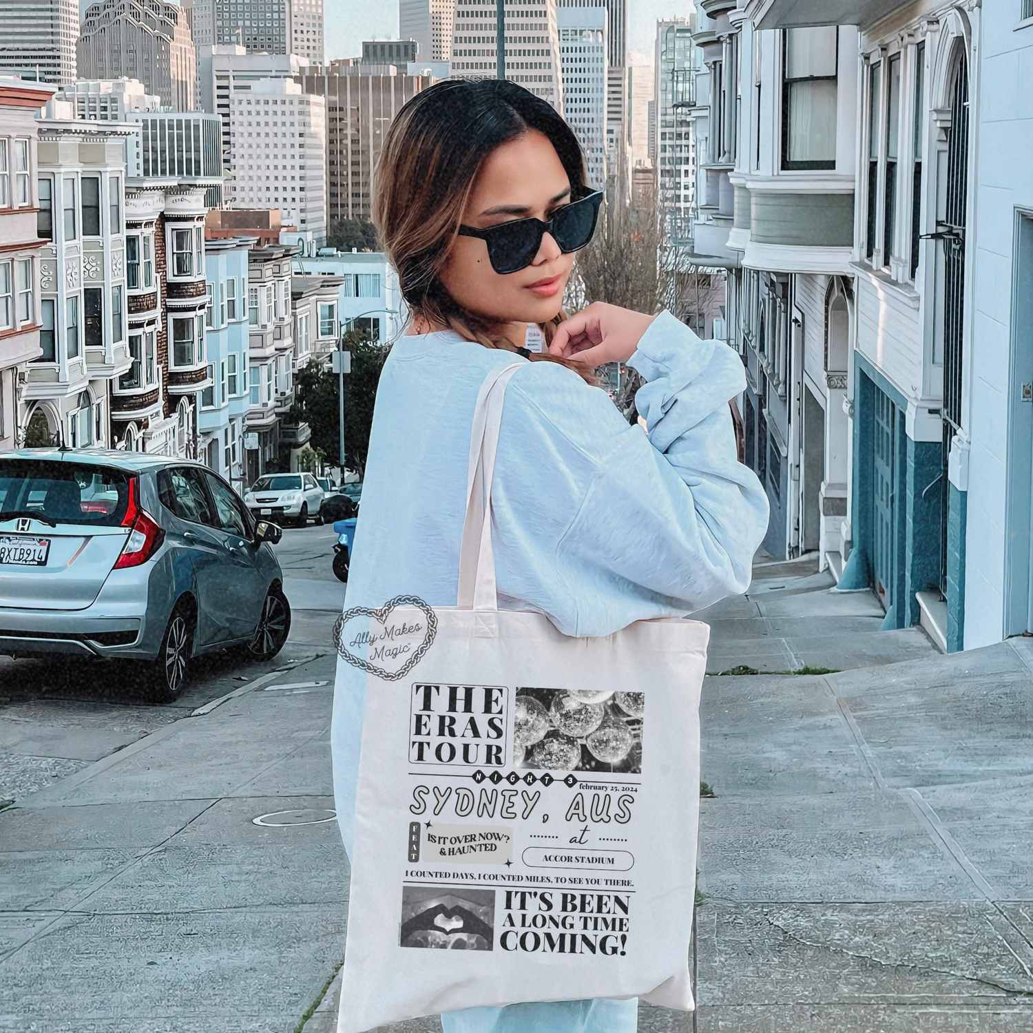 sydney night 3 tote bag *custom*