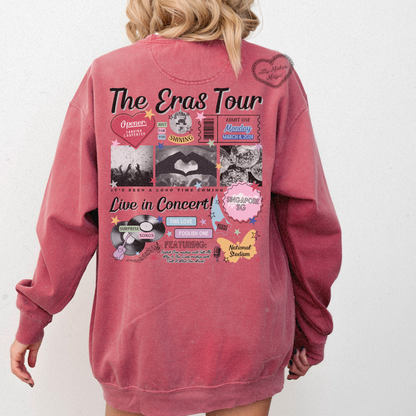 singapore night 3 retro pullover | comfort colors