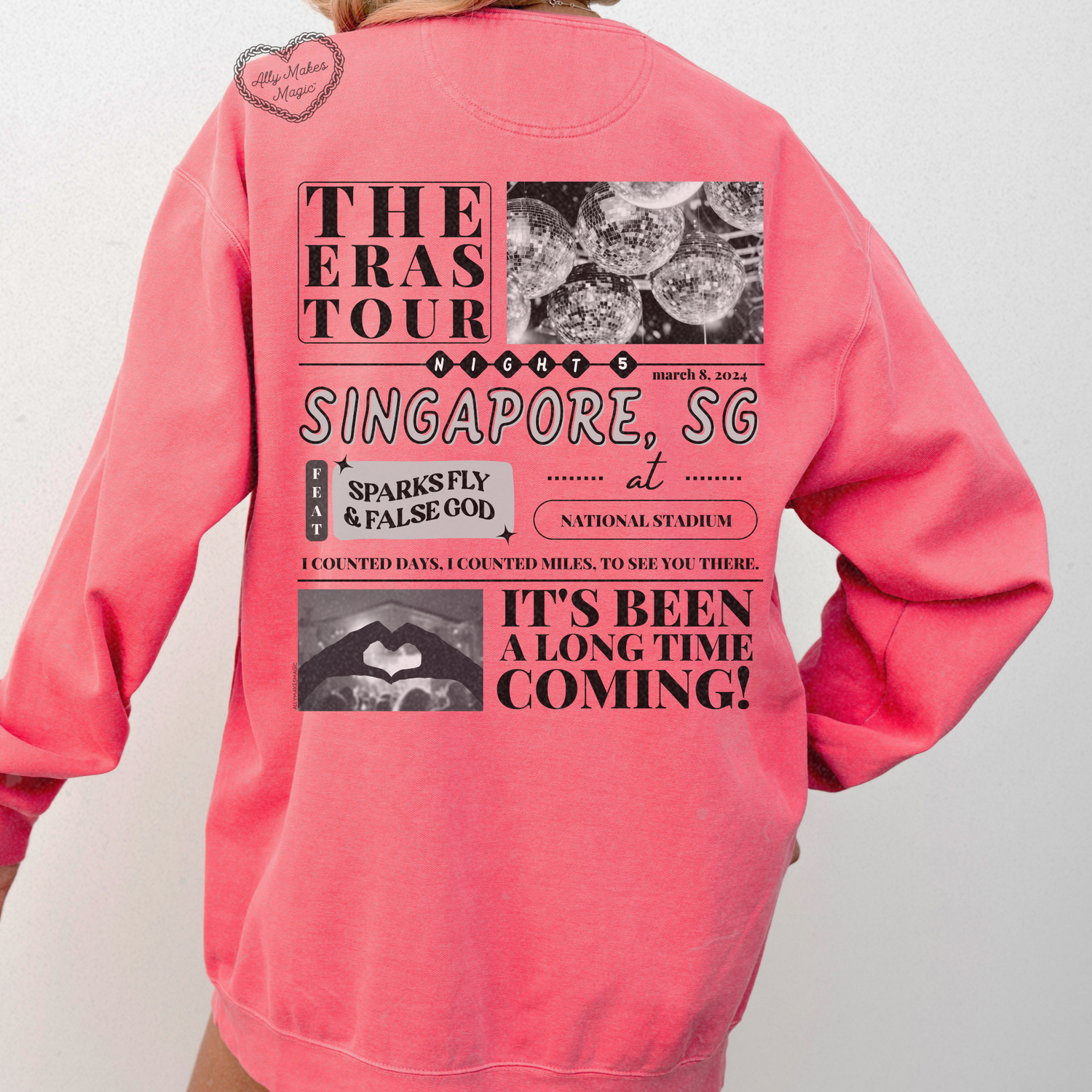 singapore night 5 pullover | comfort colors *custom*